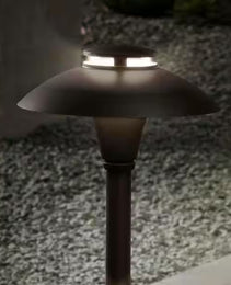 Radar Path Light RPL-8907-15 Post Bronze (G4) - Safe Low Voltage Illumination!