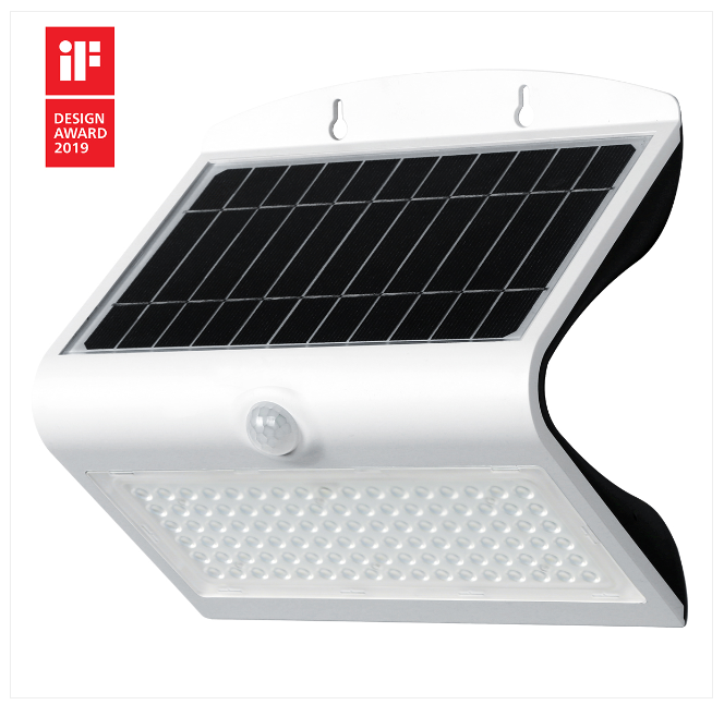 Embrace Nature's Beauty: Solar LED Wall Light LD -S WL- 8W - PLUS-BUTTERFLY White