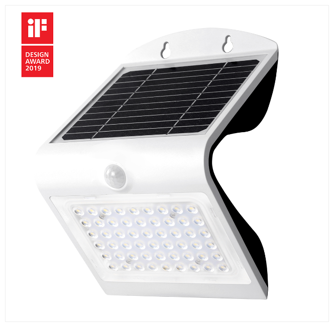 Embrace the Beauty of Nature: Solar LED Wall Light LD-SWL-4W-PLUS-BUTTERFLY White - Illuminate Your World with the Magic of Butterflies