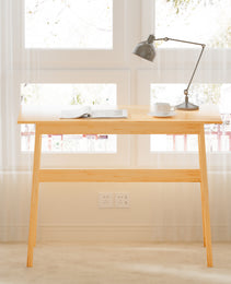 New Design Computer Desk, Bamboo Writing Desk, Modern Simple Work Desk For Home Office, Gaming Desk Study Table