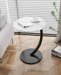 Round Small Coffee Table Living Room Sofa Side Table Bedroom Bedside Table Bedside Table Small Table Movable Coffee Table