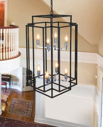 8 Lantern Tiered Chandeliers