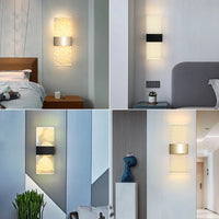 LED Wall Lamp Laser Acrylic Modern Nordic Sconce Lamps LED Indoor Wall Lights Bedroom Living Room Bedside Light 27cm 6W 85-265V