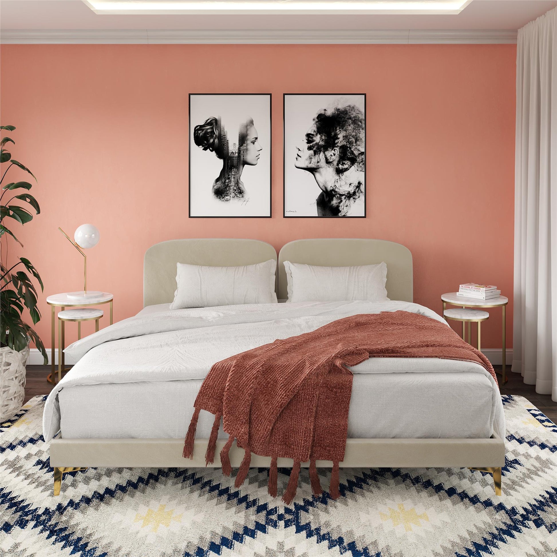 Coco Upholstered Bed