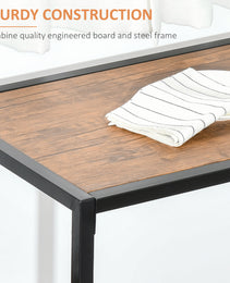 Industrial Dining Table Set For 2 Compact Kitchen Table And Chairs Rustic Brown For Small Spaces