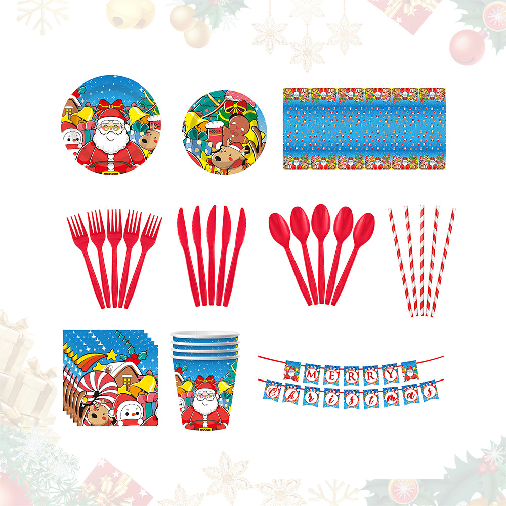 Ten-piece Christmas decorating set
