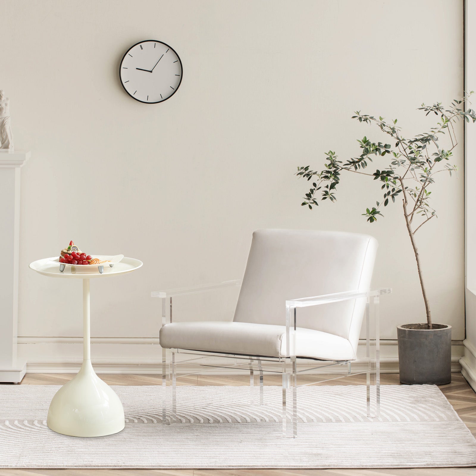 Side Table White