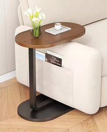 Small C-shaped Table End Table For Sofa Side Table Nightstand For Bedroom Modern