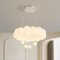 White Cloud Chandeliers LED Children's Room Lamps Star Bubble Ball Cloud Lamp Modern Warm Romantic Baby Room Girl Boy Chandelier
