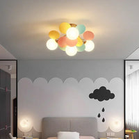 Scandinavian Style Chandelier For The Children's Room Nursery Bedroom Modern Led Chandeliers Living Room With Petals Lighting