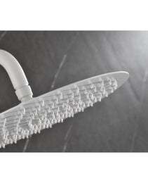 Shower System With Shower Head, Hand Shower, Slide Bar, Bodysprays, Shower Arm, Hose, Valve Trim, And Lever Handles