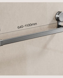 1 Suction Cup Telescopic Towel Rod