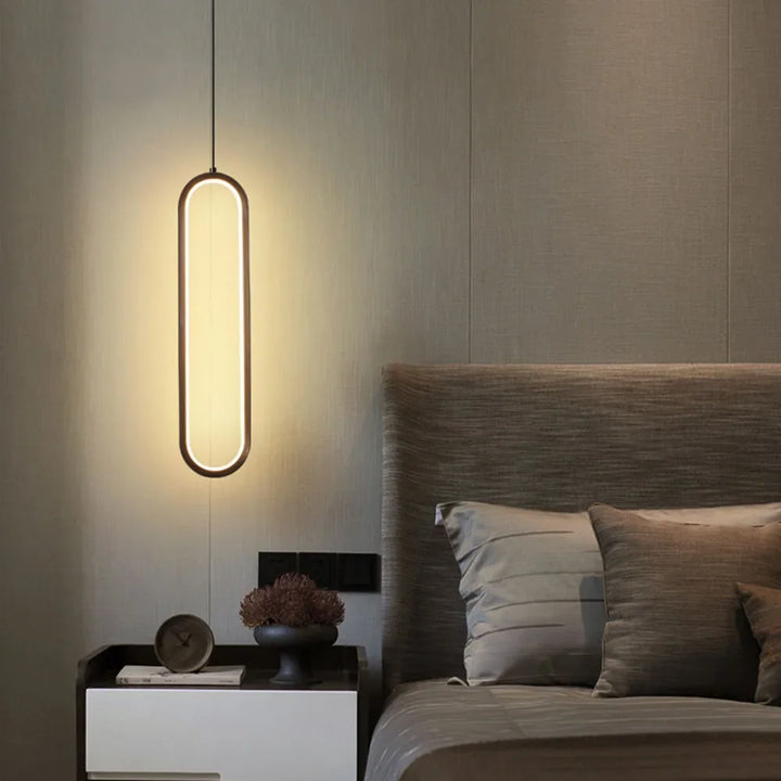 Nordic Suspended Hanging LED Pendant Lights for Dinning Room Kitchen Interior 2m Adjustable Cable Chandelier Lamps for Bedroom