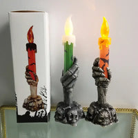 Halloween Led Candles Skeleton Ghost Hands LED Light Happy Halloween Party Home Decoration Supplies Haunted House Horror Props