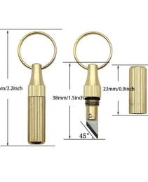 2PCS Stainless Steel Mini Pocket Knife – Leaf-Shaped Portable Capsule Keychain Knife with Wooden Handle for Camping, Fishing & Daily Use