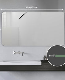 Bathroom Vanity Mirror , Wall-Mounted Mirror For Bathroom Anti-Fog Waterproof