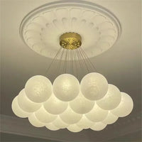 Bubble chandelier with glass ball design Nordic pendent lamp dining rooms living rooms hotel decoration hanging lamp