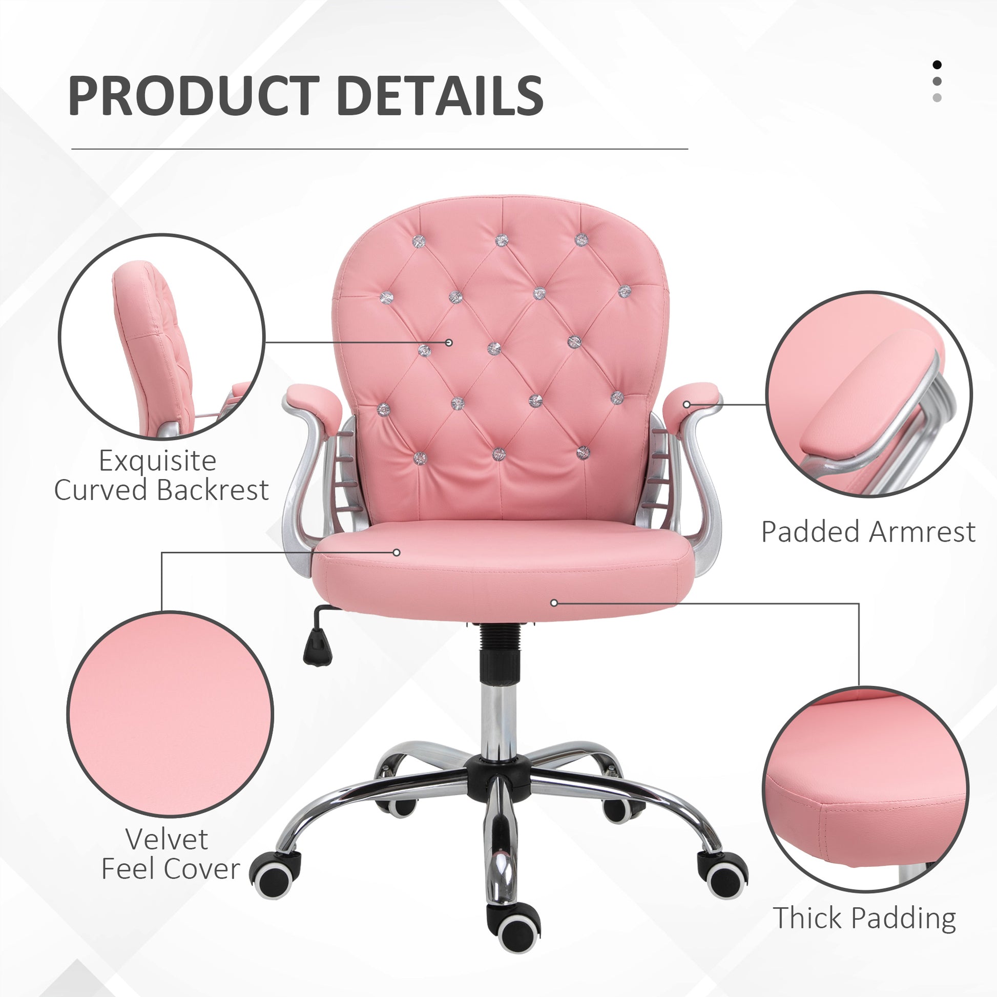 PU Leather Home Office Chair