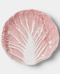 8.75" Stoneware Radicchio Salad Plate Pink