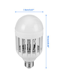 Bug Zapper Light Bulb Mosquito Lamp Fly Trap Killer Indoor Outdoor Insect E26 E27
