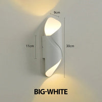 Creative Design LED Wall Lamp 10W Indoor Wall Lights Waterproof Outdoor Modern Nordic Sconce Lamp Interior Home Decor Lámparas