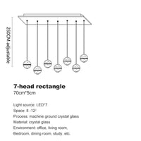 Spiral Staircase Living Room Chandeliers Crystal Ball Led Ceiling Light Lustre Chandelier Modern 2026 Decoration Bedroom Dining