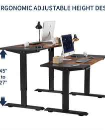 Electric Standing Desk Height Adjustable Desk For Home And Office Computer Table Gaming Desk Modern Luxiury Table 55   Lift-up Desk