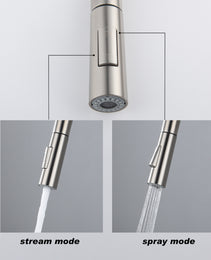 Touch Kitchen Faucet With Pull Down Sprayer Brushed Nickel