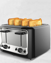 1500W High-Power 4-Slice Toaster – Family-Sized Efficiency with 6 Browning Levels