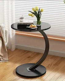 Round Small Coffee Table Living Room Sofa Side Table Bedroom Bedside Table Bedside Table Small Table Movable Coffee Table