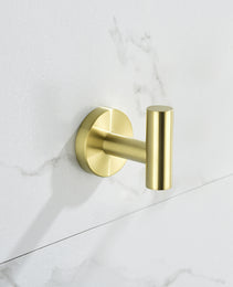 5 Piece Bathroom Towel Rack Set Wall Mount