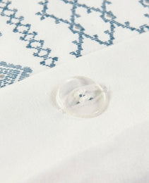 Full Queen Cotton Printed Duvet Cover Set With Chenille