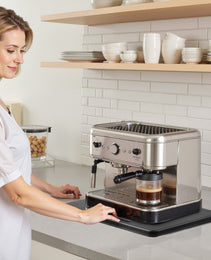 Appliance Slider 10.5 X 13 In Sliding Tray For Coffee Maker Black