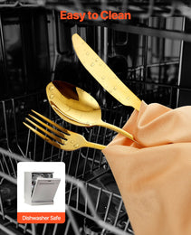 100-Piece Silverware Set Stainless Steel Cutlery Flatware Utensil Kitchen For 20