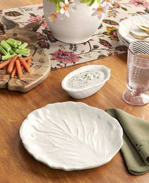 8.75" Stoneware Radicchio Salad Plate Pink