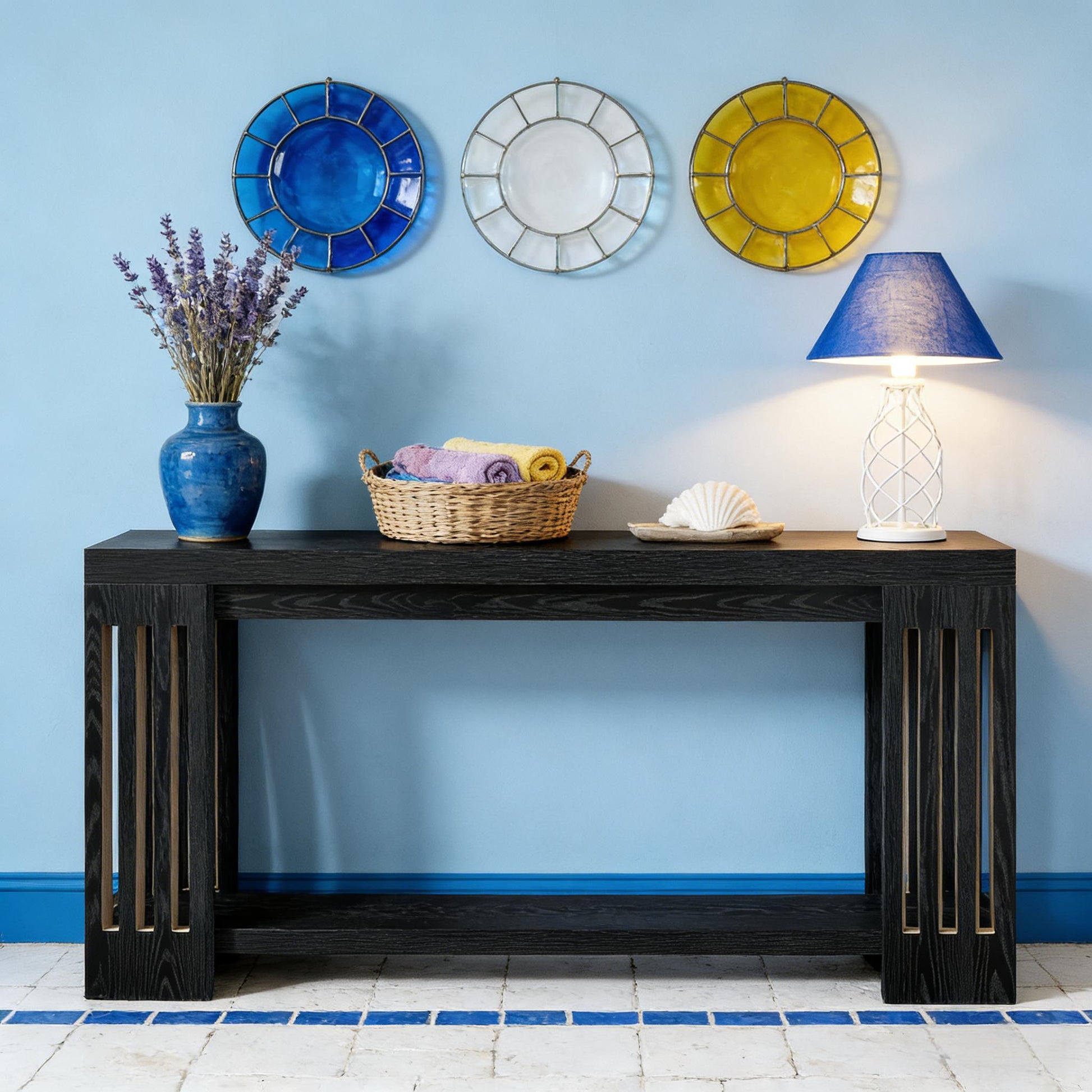 Console Table, 2-Tier Side Table,Sofa Table