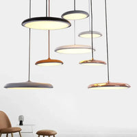Nordic Designer LED Pendant Lamps Minimalist Decor Round for Table Dining Kitchen Island Chandelier Home Decor Lighting Fixture