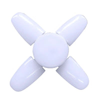 E27 Foldable Fan Shape LED Bulb Lamp  220V/85V-265V  LEDs Light Bulbs For Home Ceiling Lamp Warehouse Garage  White Light 6500K