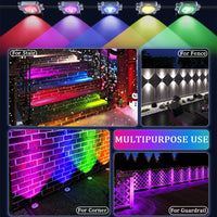 Smart RGB Eave Lights App & Remote IP67 Permanent Outdoor LED String Lights Home New Year Christmas Birthday DIY Lighting