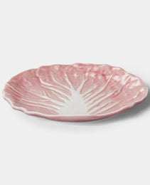 8.75" Stoneware Radicchio Salad Plate Pink