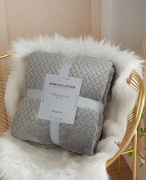 Solid Color Flannel Wheat Grain Blanket Children's Blankets