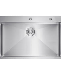 33' Kitchen Sink Top Mount Single Bowl Drop-In Basin Stainless Steel Bar