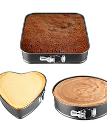 3Pcs Per Set Non-stick Springform Cake Pan Leakproof 9in 10in 11in Bakeware Pan With Removable Bottom