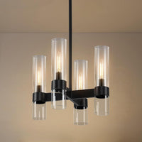 Gold Chandelier,9 Light Farmhouse Chandeliers for Dining Room Light Fixture