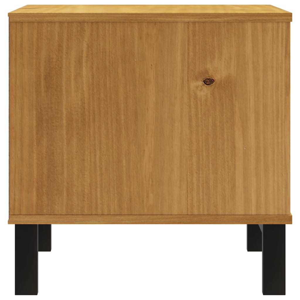 FLAM side table 50x50x50 cm solid pine wood