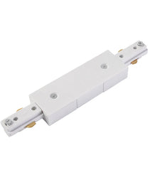 Enhance Your Lighting Setup with the straight Large Connector White PRO-0334 RZ - Live End for Single Circuit Track System
