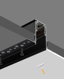 Milight Plastering Mounted Magnetic Rail 1M - AMMR20P15B
