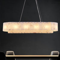 Alabaster Chandeliers D23In round Chandeliers for Dining Room Small Chandelier Light Fixture for Kitchen Living Room Foyer Entryway Hallway