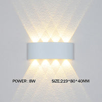 Led Wall Lamp outdoor Stair Light Fixture Bedside Loft Living Room Up Down Home Hallway Lampada 2W 4W 6W 8W 10W 12W Wall Sconces