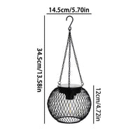 Solar Powered LED Hanging Floor Lamp Outdoor Hollow Outlight Garden Landscape Night Light Outdoor Feng Shui Decorative Light